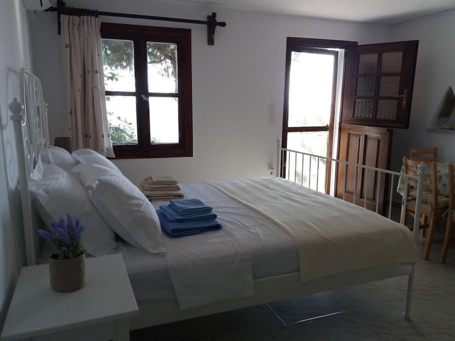 Grandpa Simos' Traditional Guest House Agios Romanos Bagian luar foto