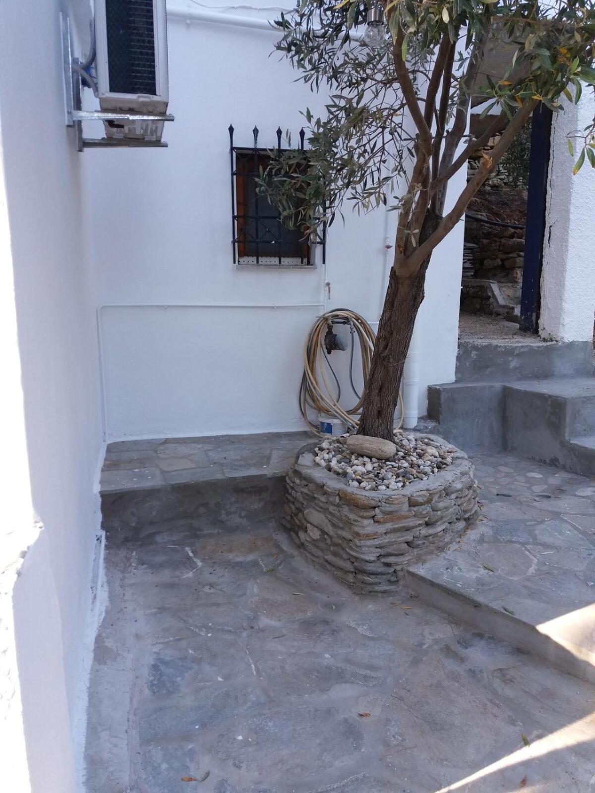 Grandpa Simos' Traditional Guest House Agios Romanos Bagian luar foto