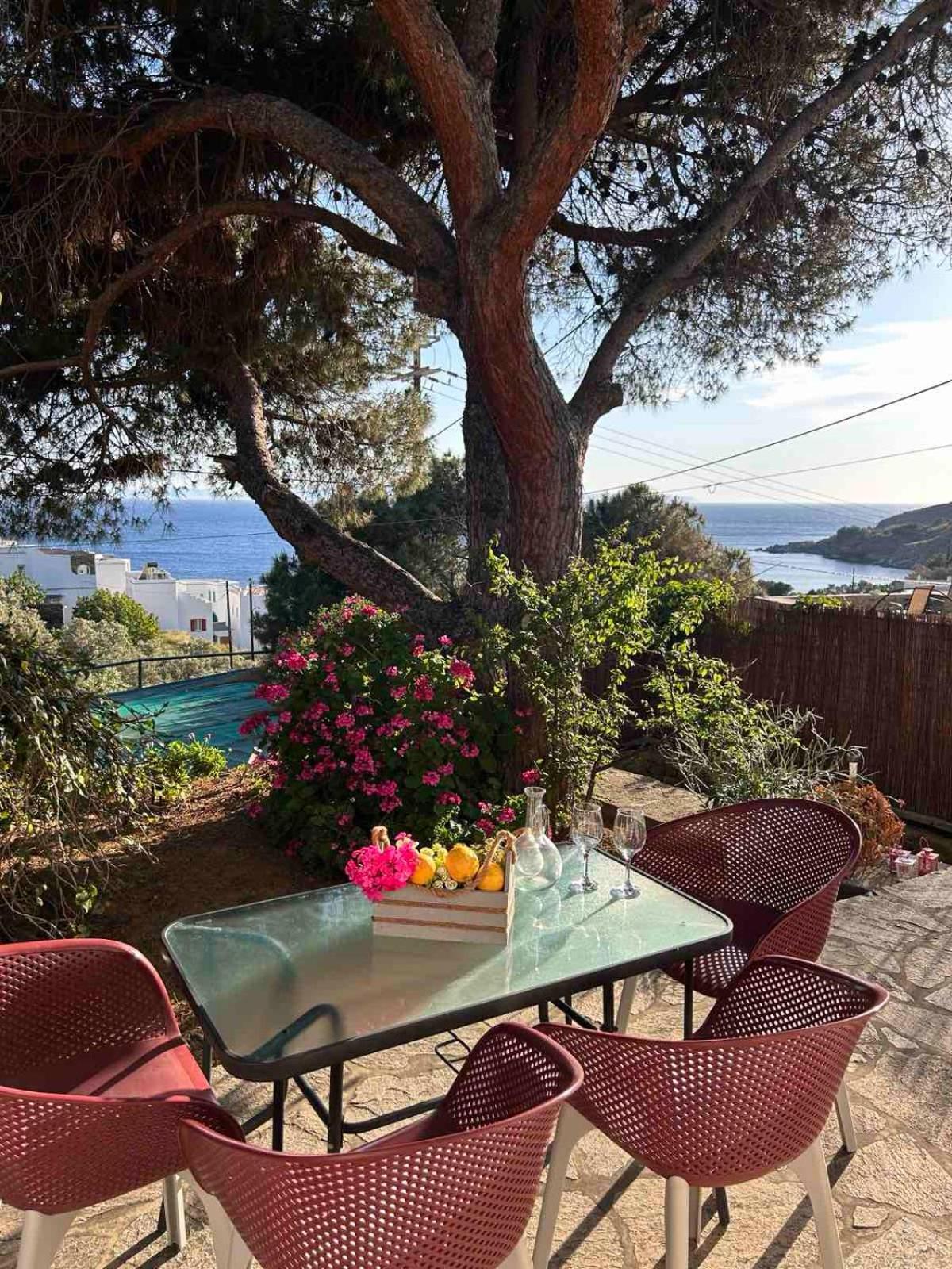Grandpa Simos' Traditional Guest House Agios Romanos Bagian luar foto