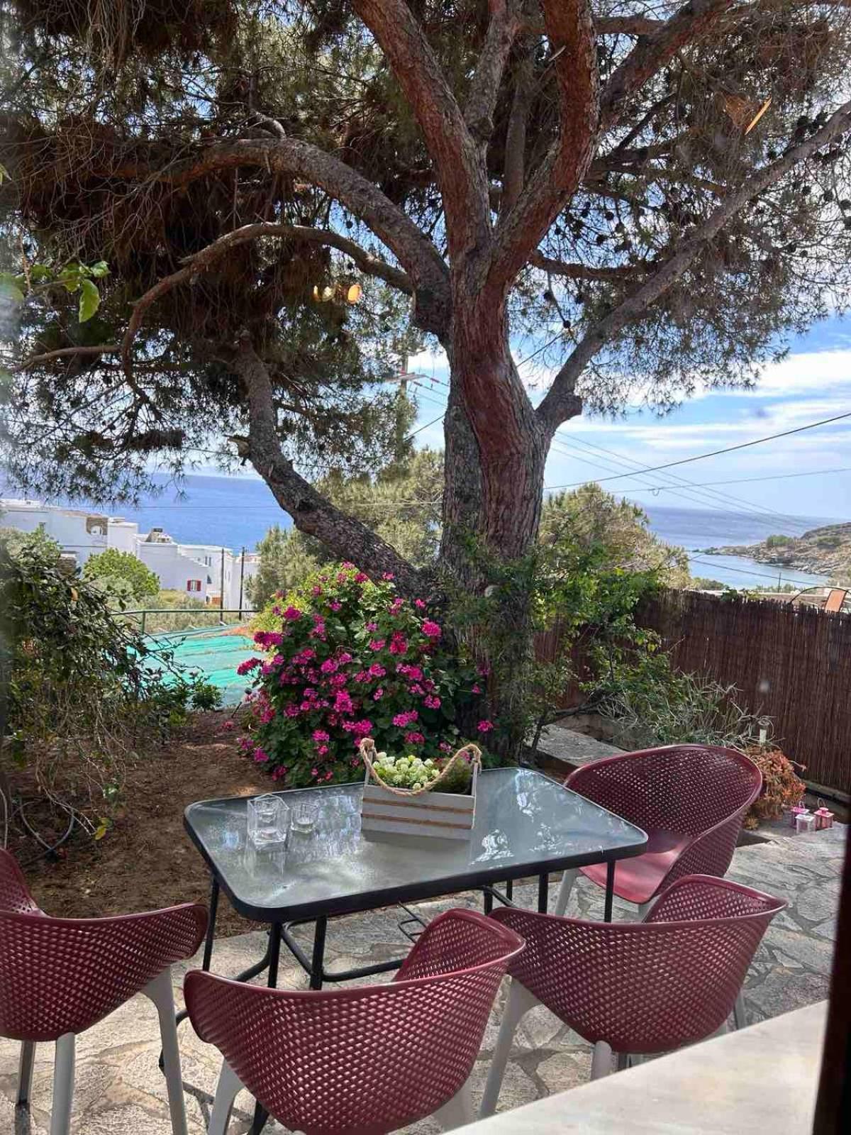 Grandpa Simos' Traditional Guest House Agios Romanos Bagian luar foto